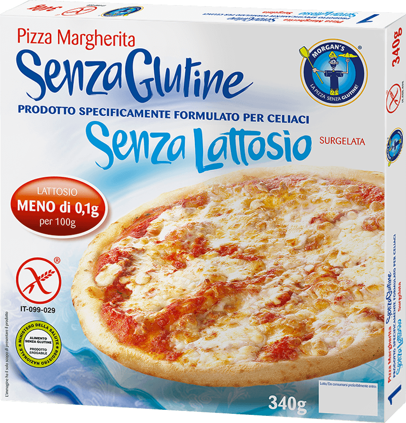 Pizza Margherita senza lattosio