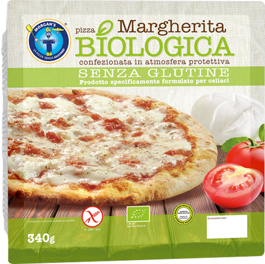 Pizza Margherita Biologica senza glutine fresca
